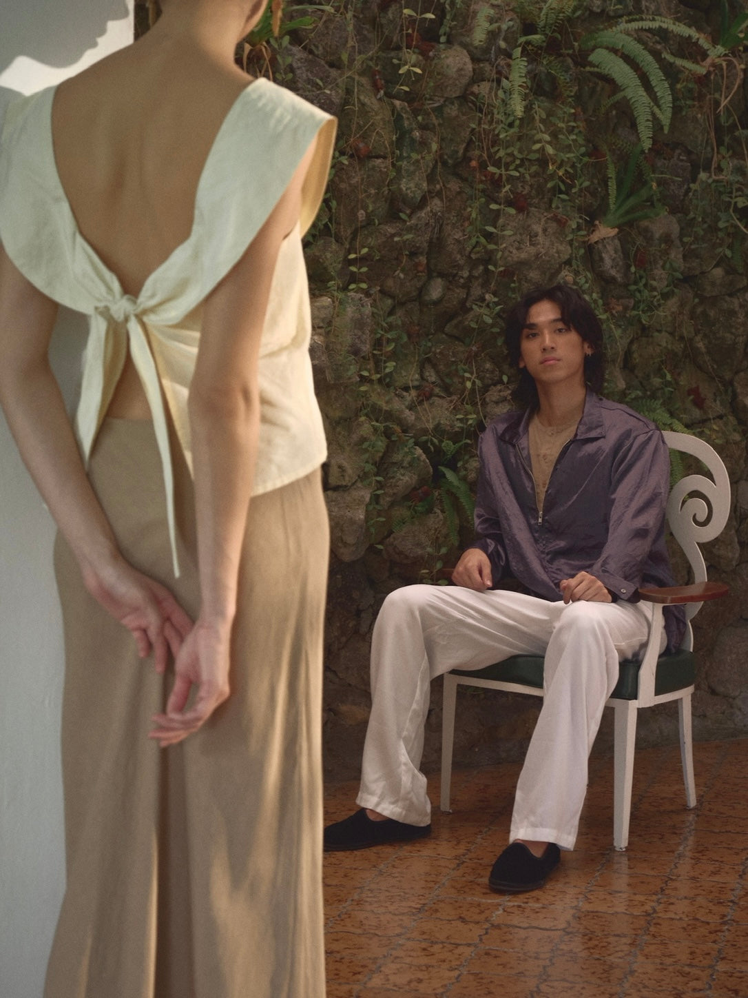 Long Sleeve Zip Shirt Carbon