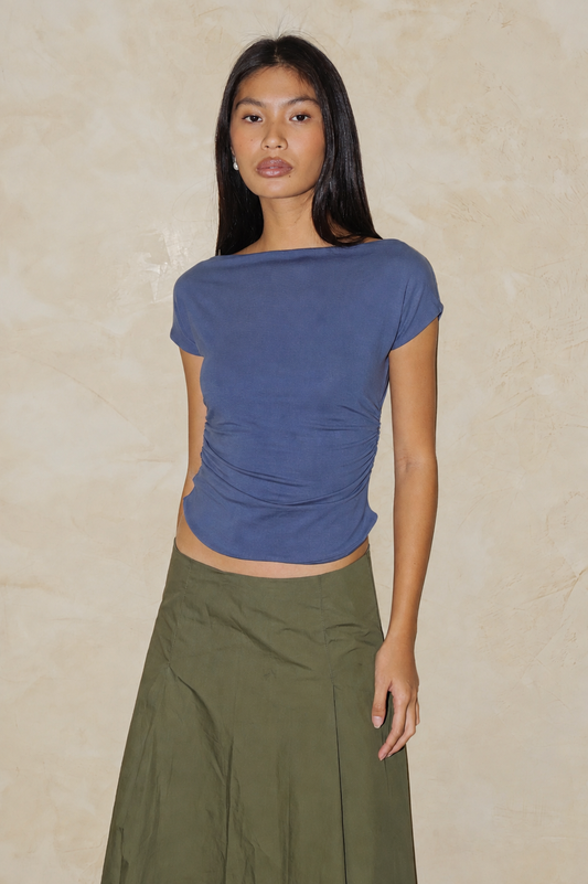 Contour Top Steel Blue