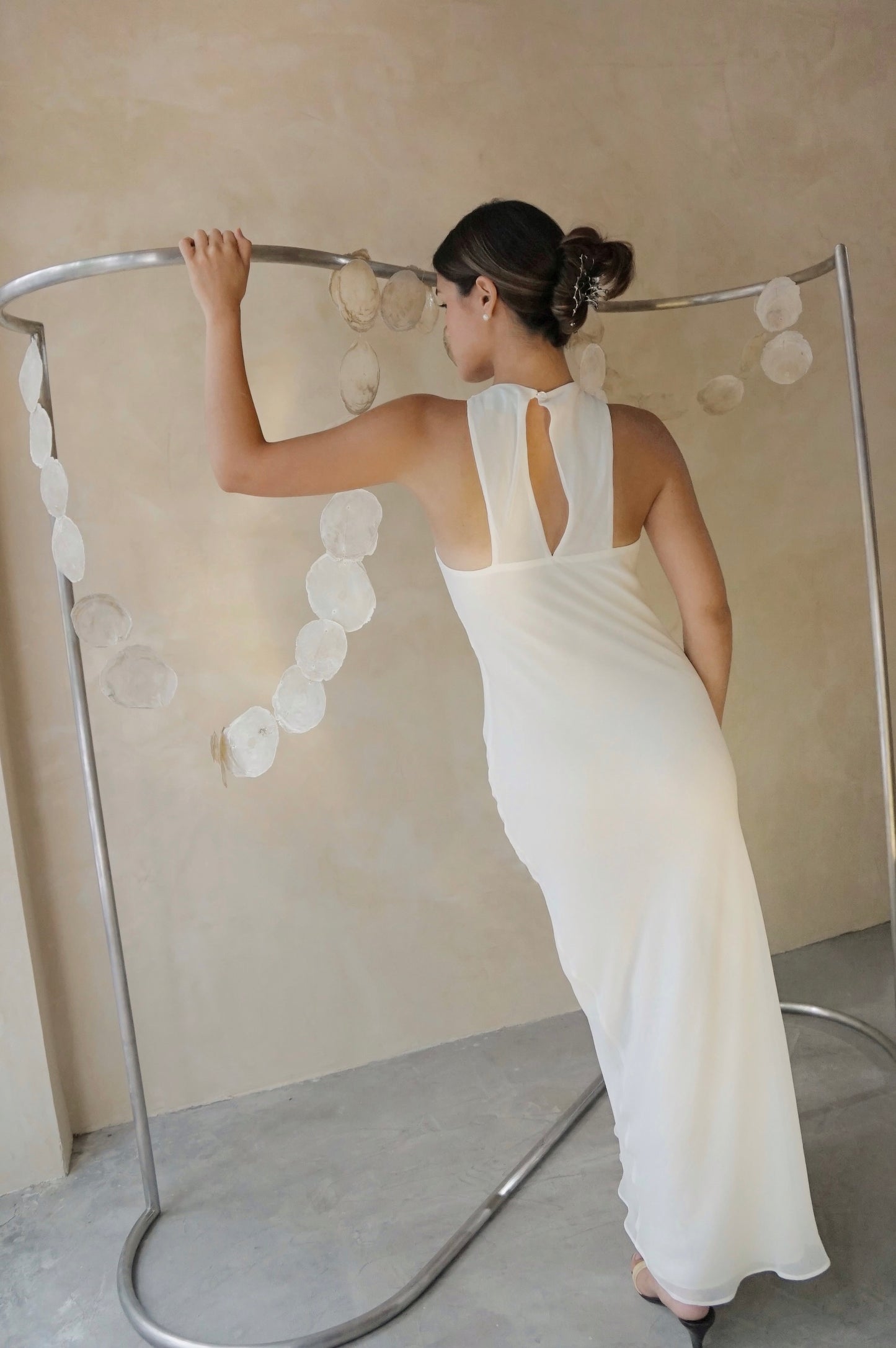 Toscana Maxi Dress White