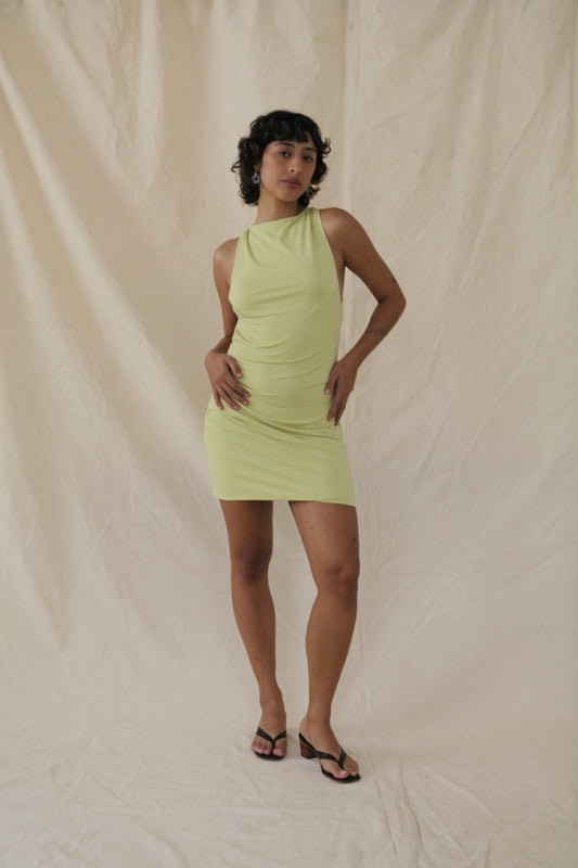 Racer Back Dress Zest Cupro