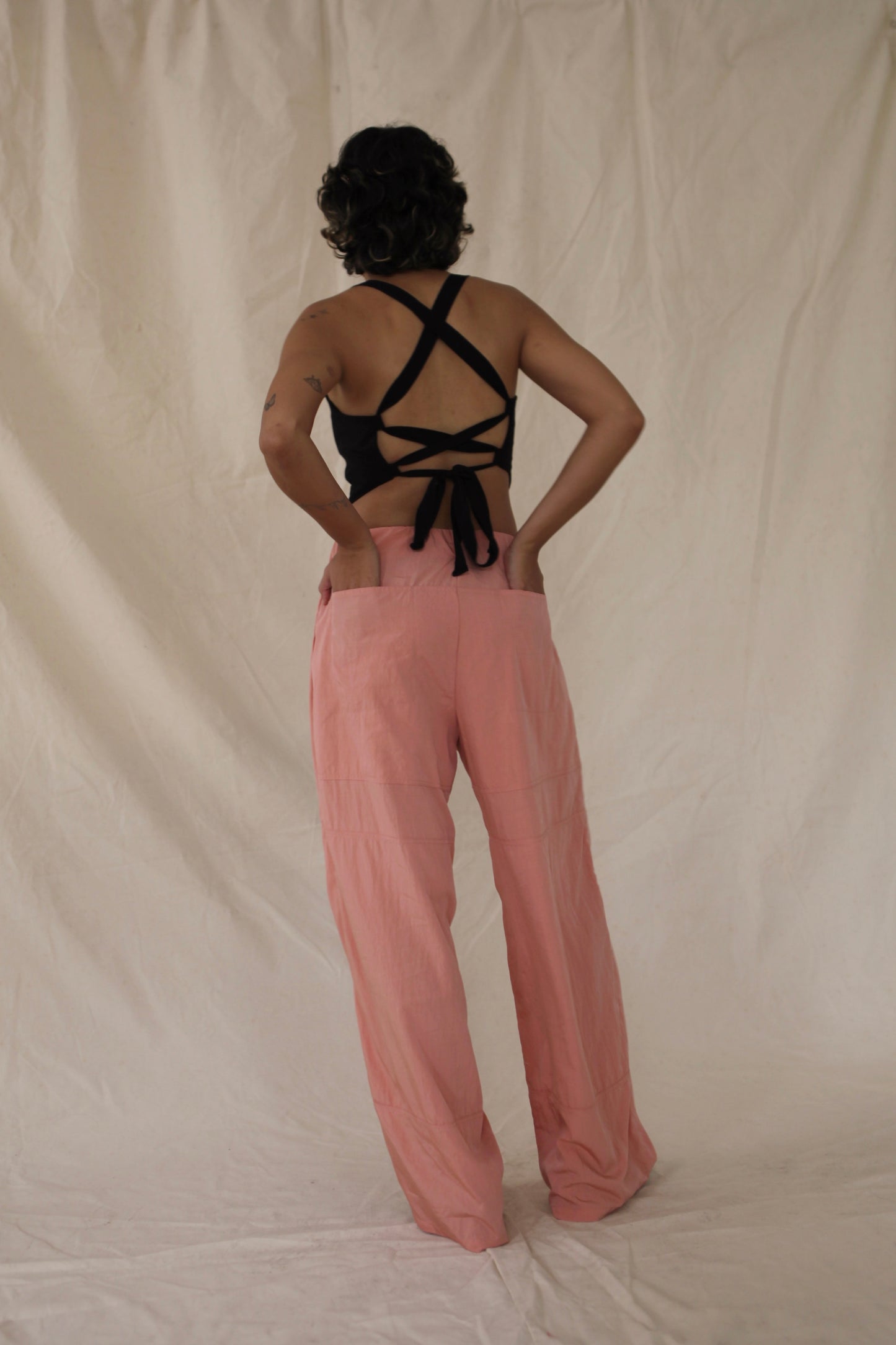 Glide Pants Coral Nylon